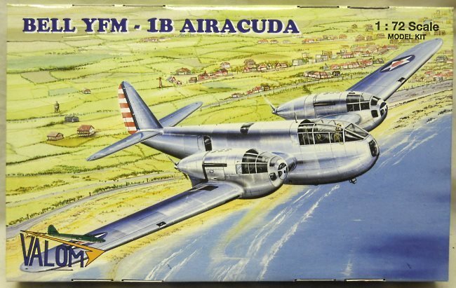 Valom 1/72 Bell YFM-1B Airacuda, 72036 plastic model kit